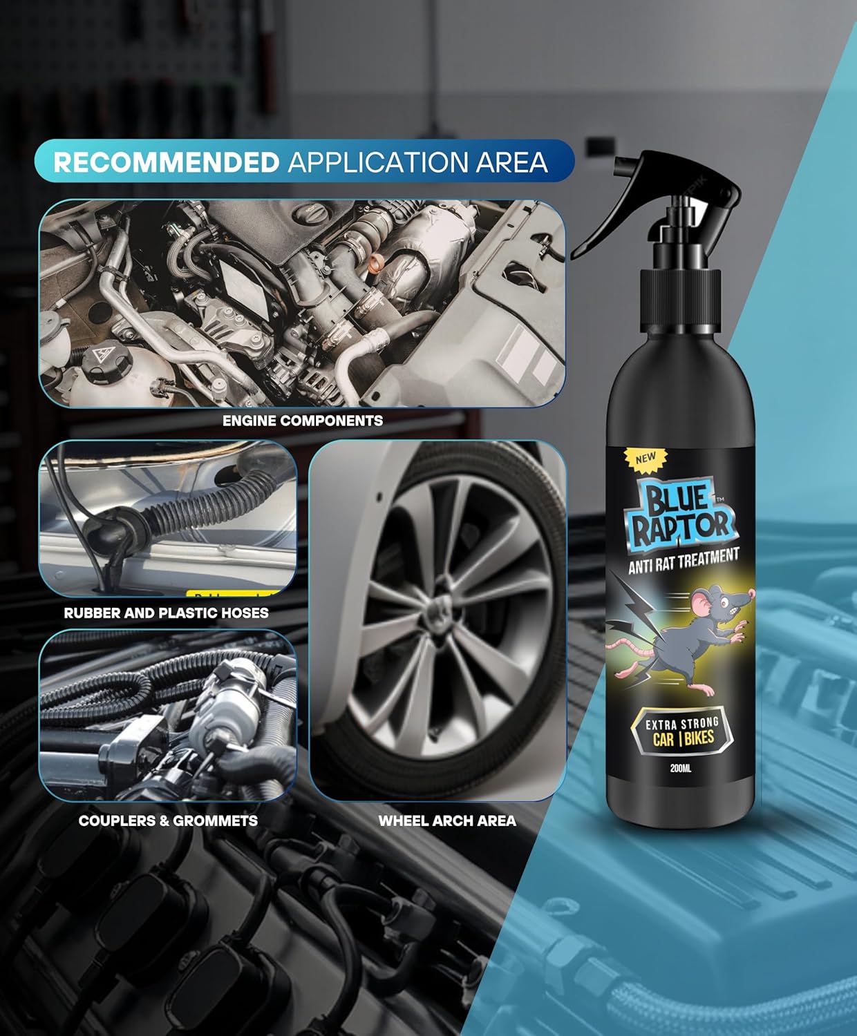 Professional Rat & Rodent Repellent Spray