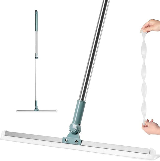 Flexi-Sweep 180° Adjustable Floor Squeegee & Magic Broom