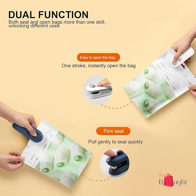 Portable Mini Sealer | No Preheating Needed | Airtight Seal