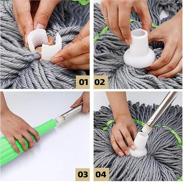 Magic 360° Spin Mop with Hands-Free Squeeze Technology